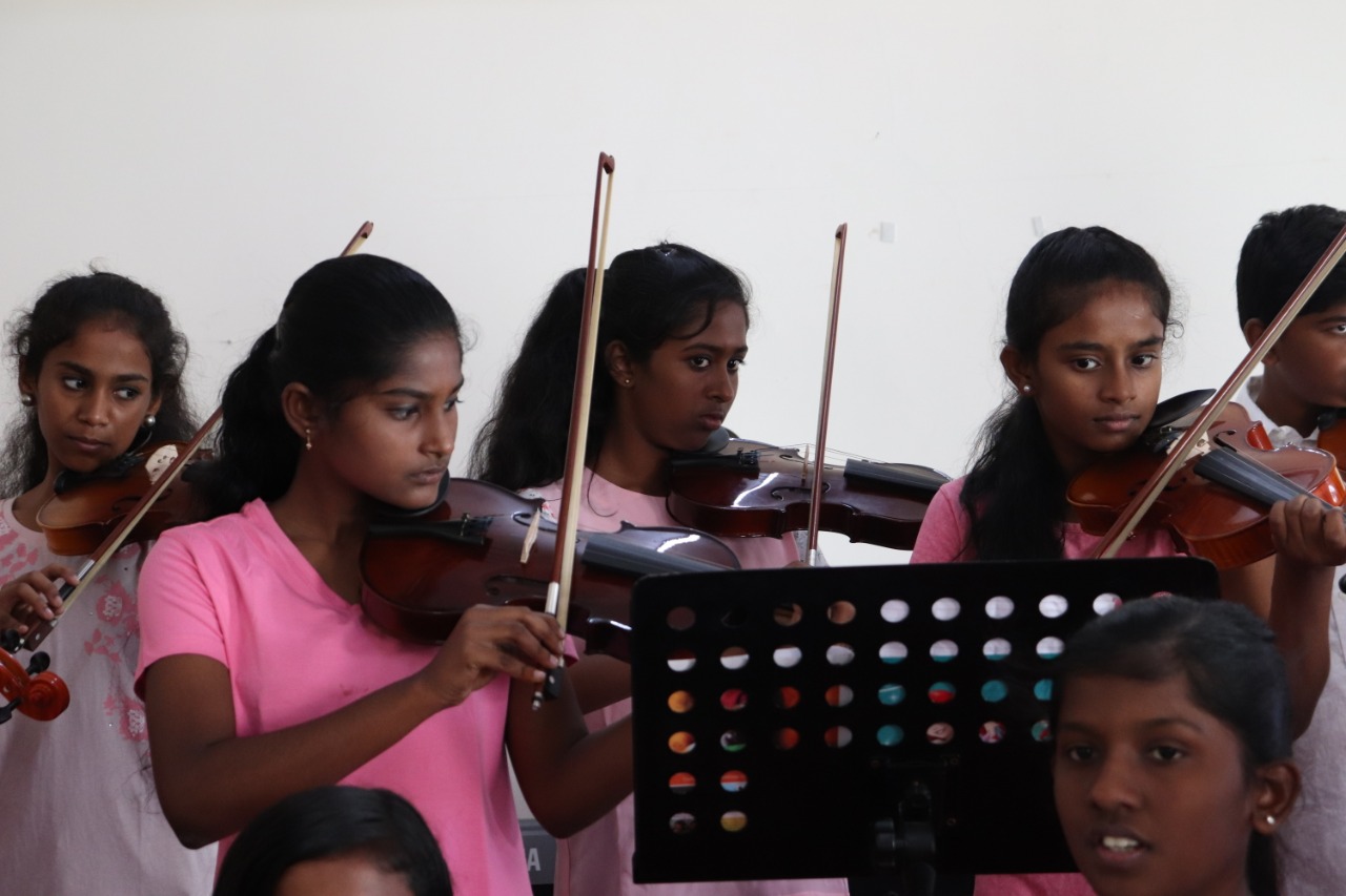 Music Class - Velammal Bodhi Campus 