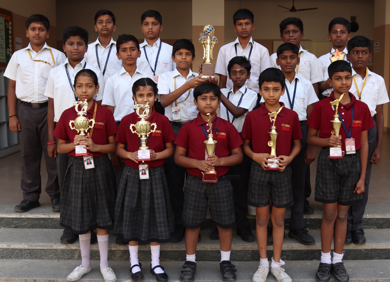 Tennis Winners - Velammal Bodhi Campus 